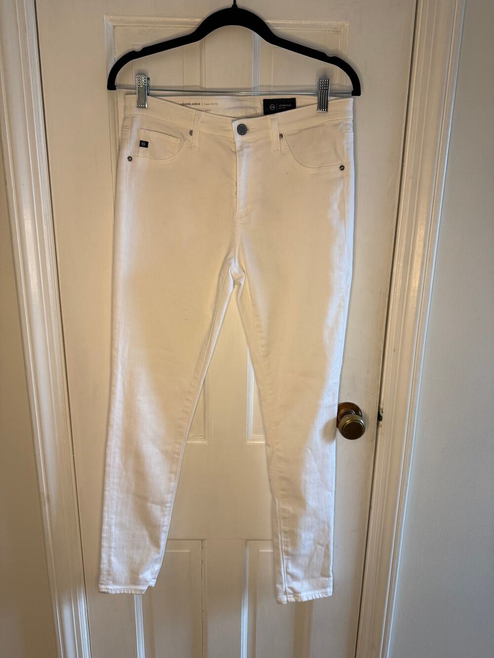 AG Legging Ankle White Skinny Jeans - Size 27